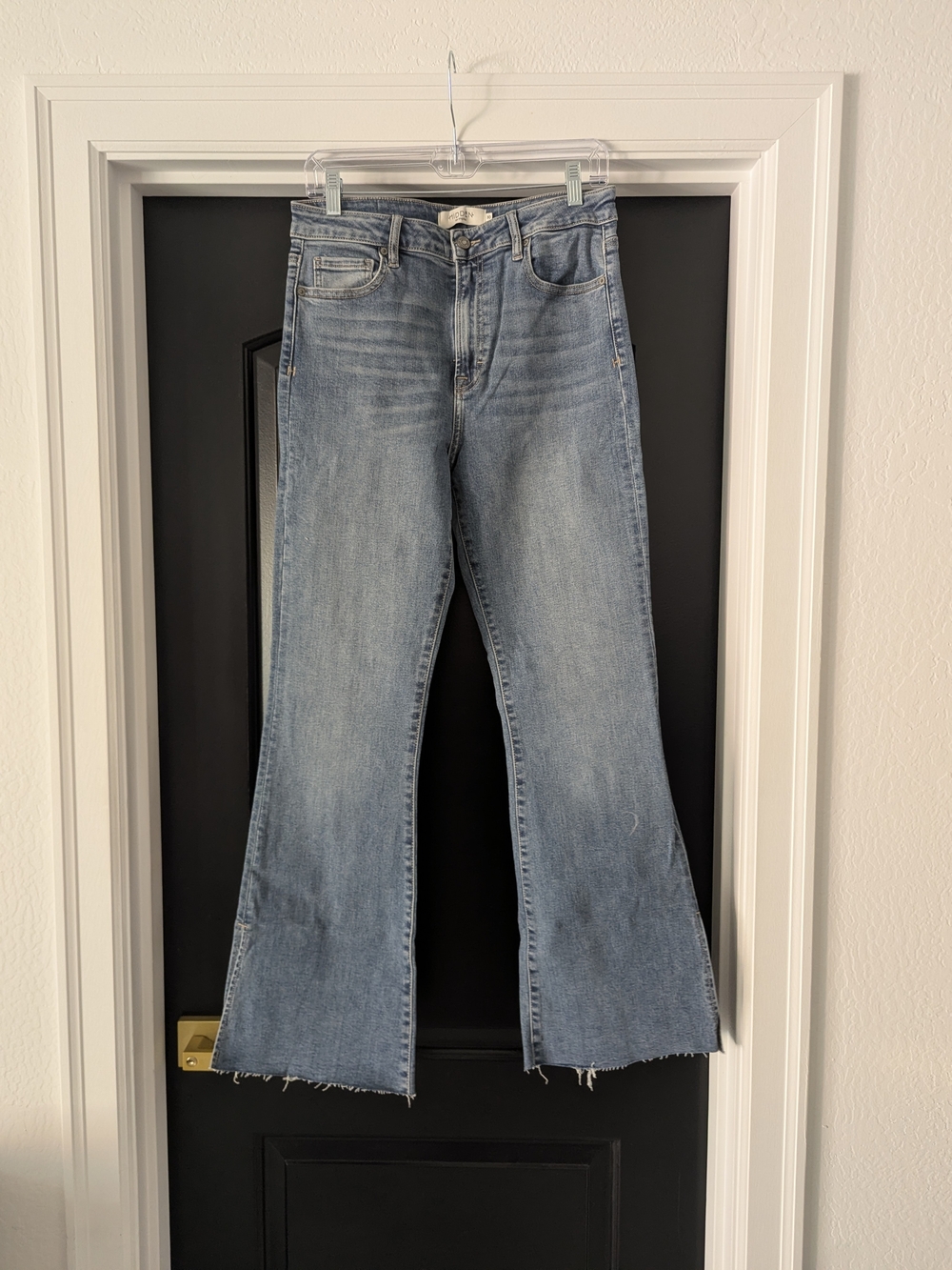 Hidden Light Blue Women's High-Rise Flare Jeans